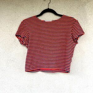 Frankie’s Bikinis - Terry Tee Shirt - Color Stripe
